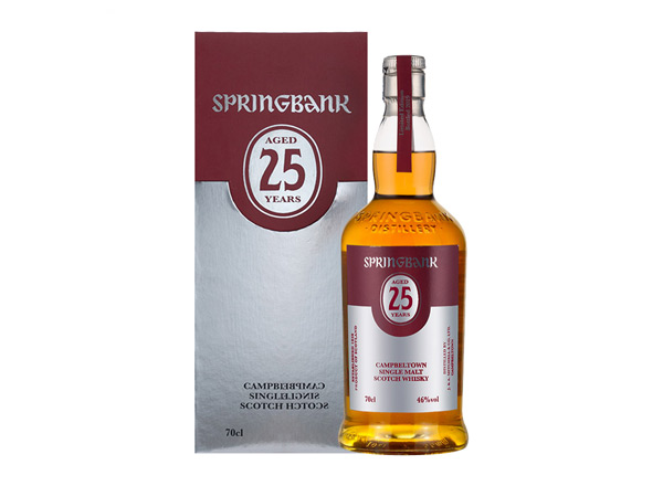 曲靖云顶25年回收云顶威士忌SpringBank 46度坎贝尔镇苏格兰单一麦芽700m进口洋酒威士忌