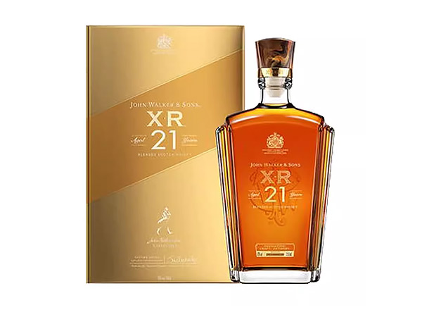 曲靖Johnnie Walker尊尼获加XR21年回收尊尼获加威士忌约翰走路洋酒750ml礼盒