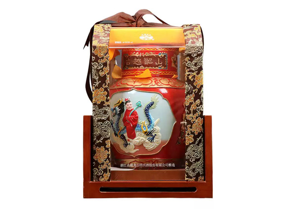 曲靖古越龙山黄酒回收古越龙山状元及第二十年陈酿2.5L工艺浮雕黄酒