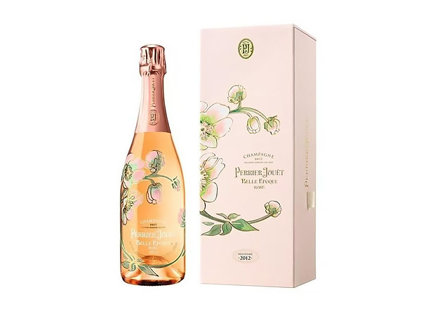 曲靖回收巴黎之花美丽时光桃红年份香槟礼盒装Perrier-Jouët Belle Epoque Rosé