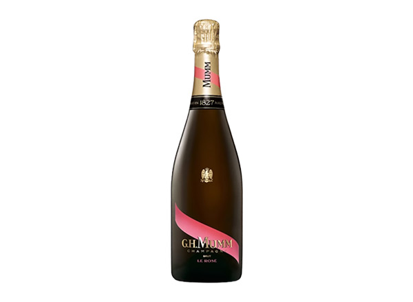 曲靖回收玛姆红带风尚版桃红香槟起泡酒 G.H. Mumm Le Rosé Brut