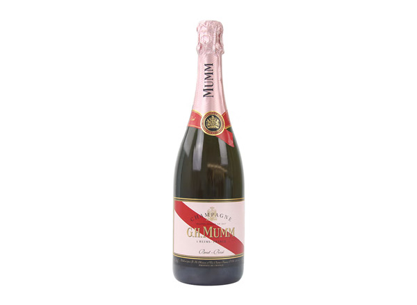 曲靖回收​玛姆红带香槟老款桃红玫瑰粉红玛姆香槟酒G.H. Mumm Brut Rose